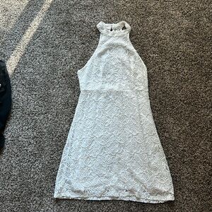 Abercrombie & Fitch Size 4 White Lace Dress Graduation / Bridal / Rehearsal